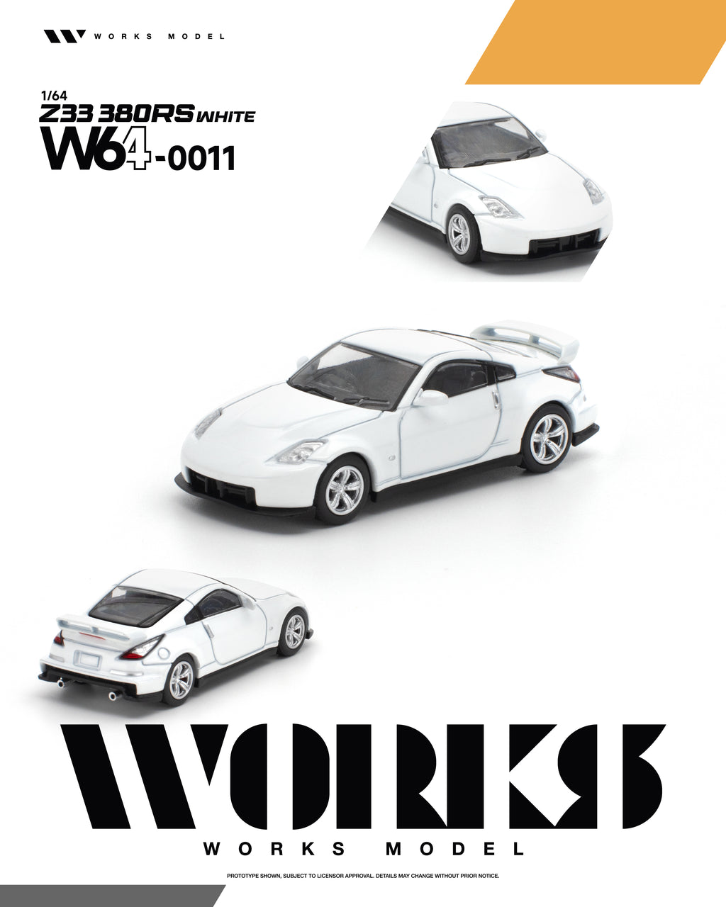 (Coming Soon) WORKS 1/64 Z33 380RS - WHITE