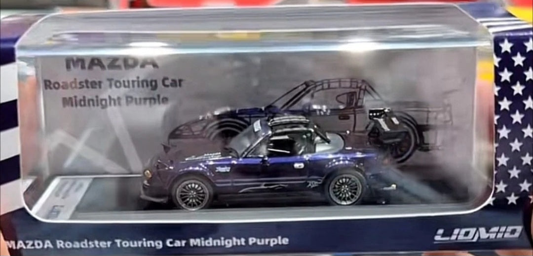 LIOMIO 1/64 Mazda MX-5 NA Roadster HEC Beijing Expo **CHASE CARS ARE RANDOMLY PACKED**
