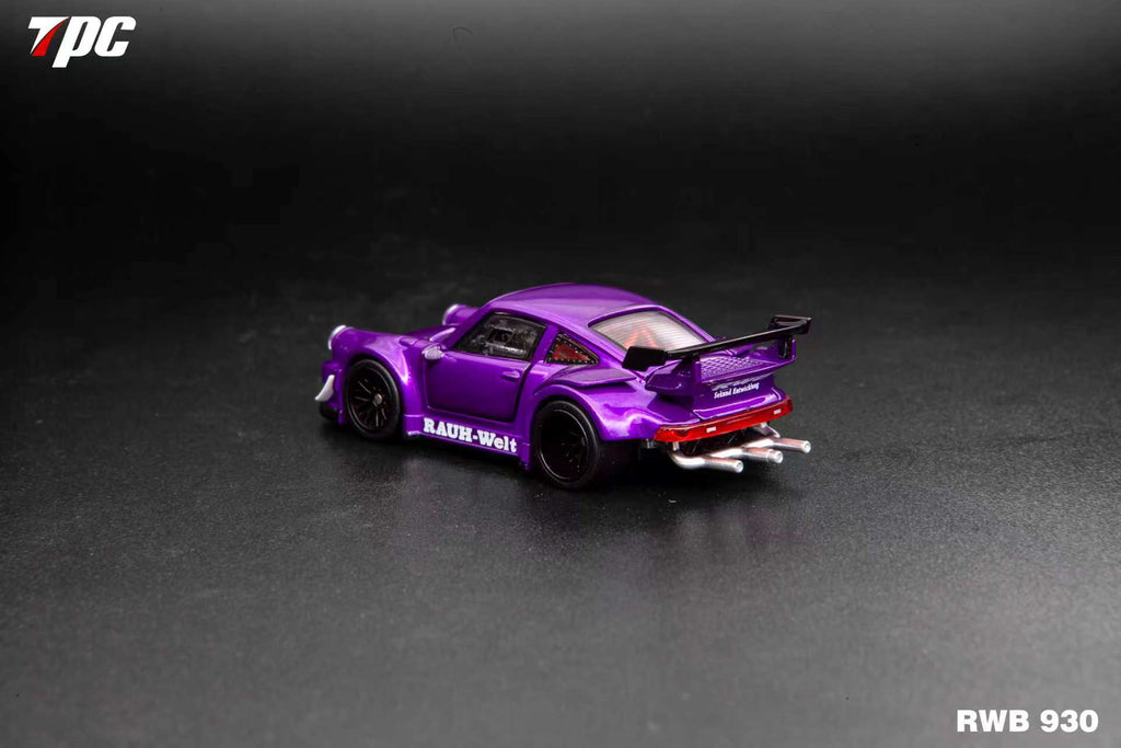 (Coming Soon) FG x TPC Customized 1/64 RWB930 Fully Open Diecast Model - Violet Purple