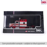 (Coming Soon) IXOAMERICA 1:64 1990 Kenworth W900 - Red and Gold stripe