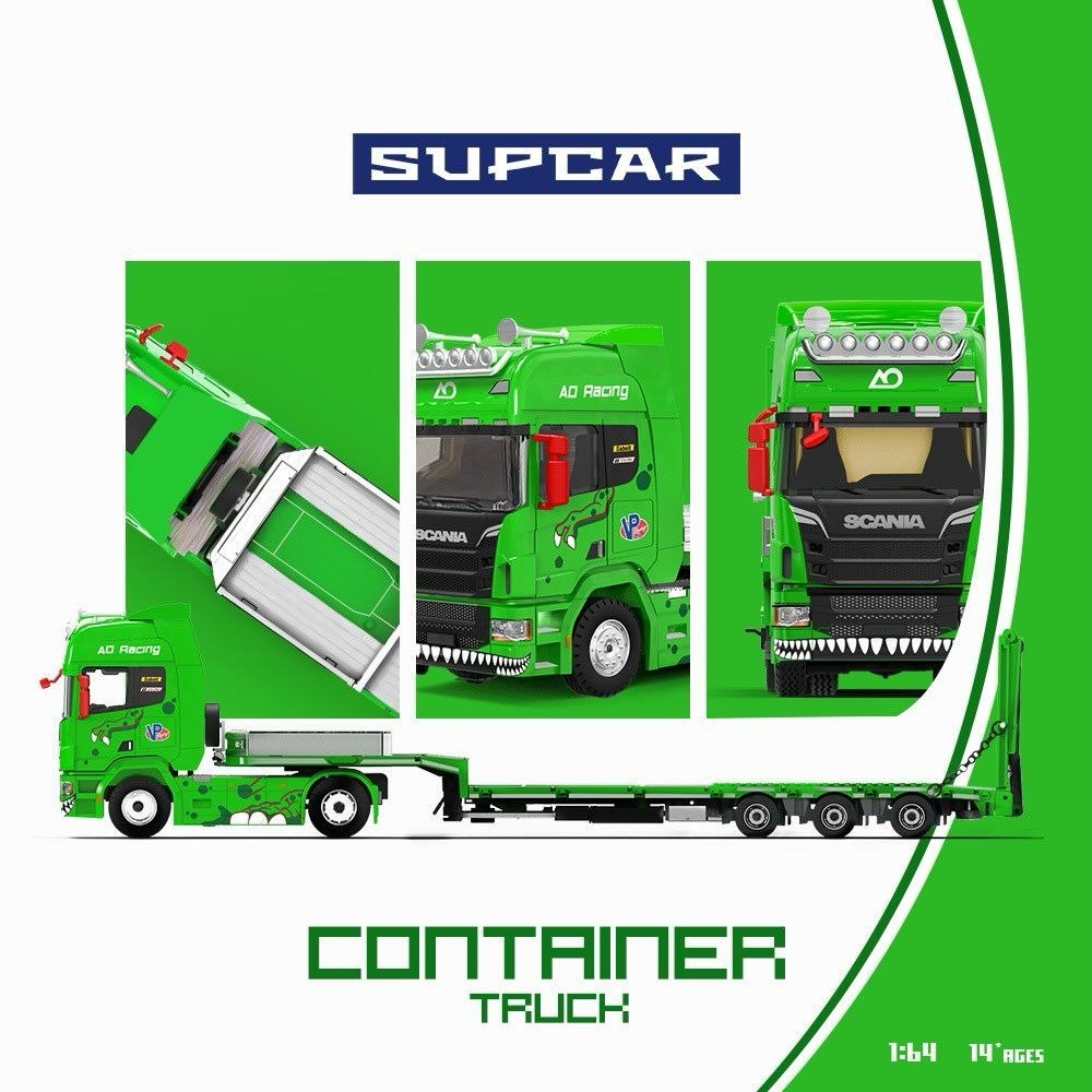 (Pre-Order) SUPCAR "Rexy" Scania S730 V8 Flatbed Transporter ** DEADLINE July 6, 2026**
