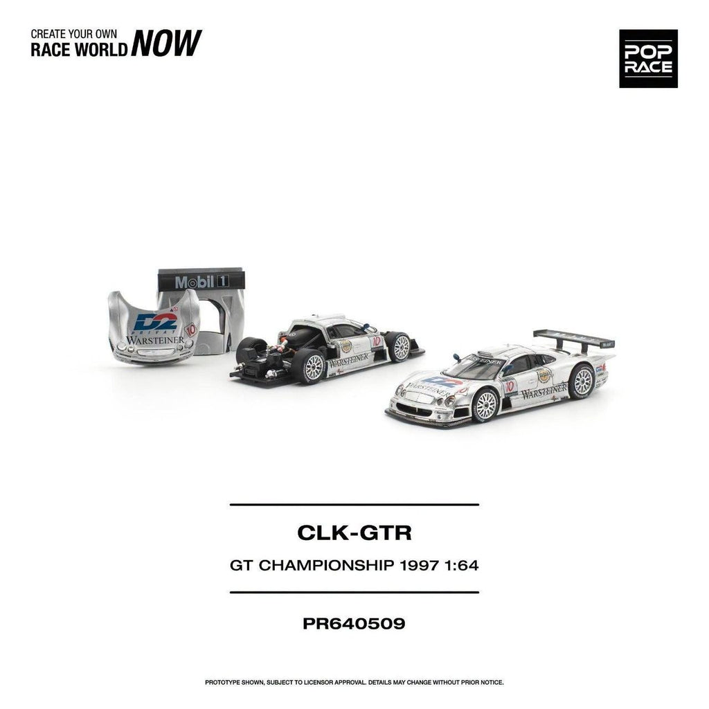 (Coming Soon) POPRACE 1:64 Mercedes-Benz AMG CLK GTR FIA GT Championship 1997