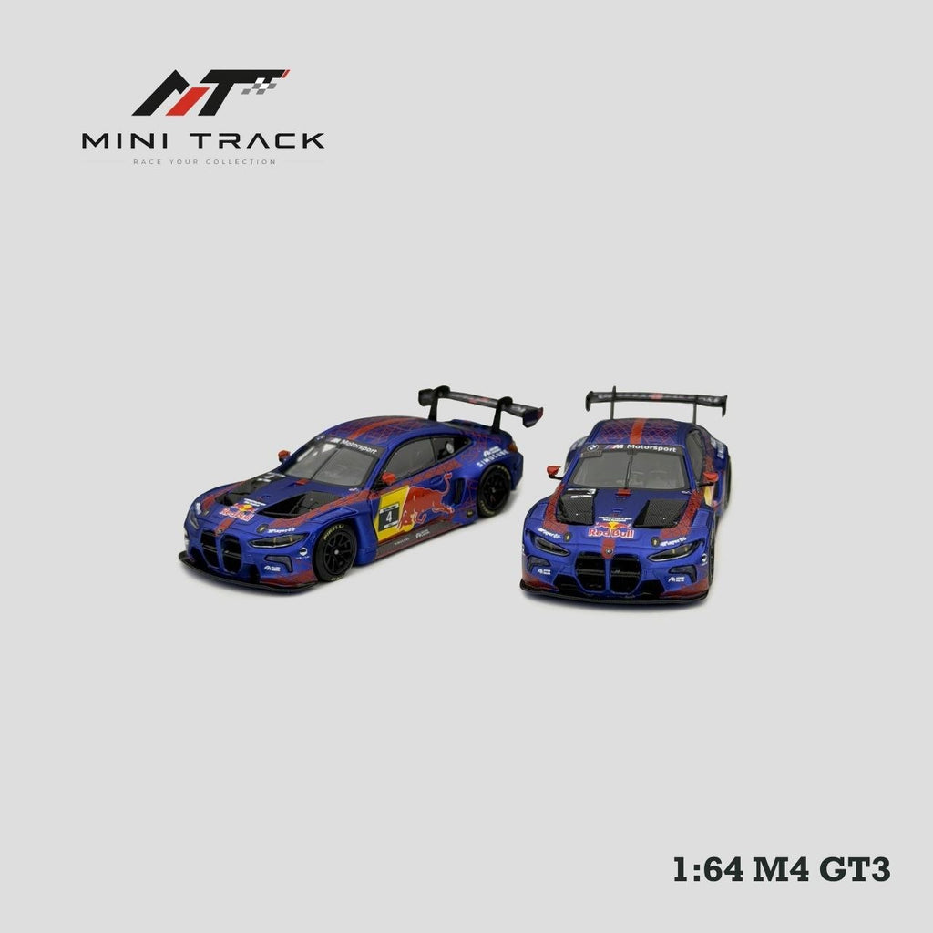 (Coming Soon) MINITRACK 1:64 M4 2nd Generation G82 GT3 Red Bull Livery Carriage #3