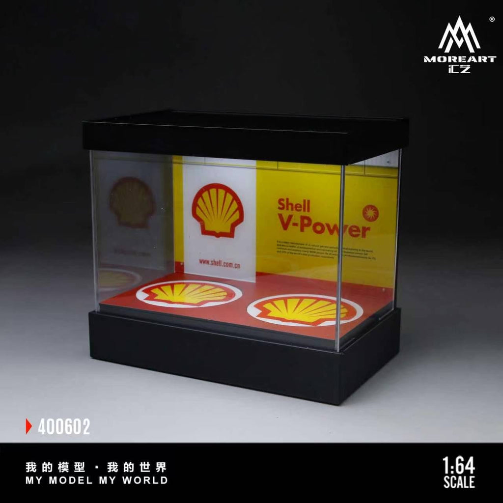 (Coming Soon) MOREART 1/64 DUAL-ROTOR ROTATING EXHIBITION HALL - Shell Livery