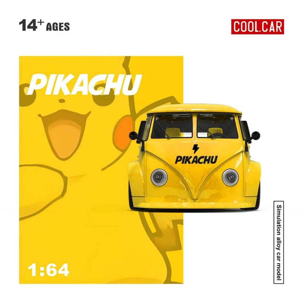 (Coming Soon) COOLCAR 1:64 VW T1 Pikachu Livery Diecast Model