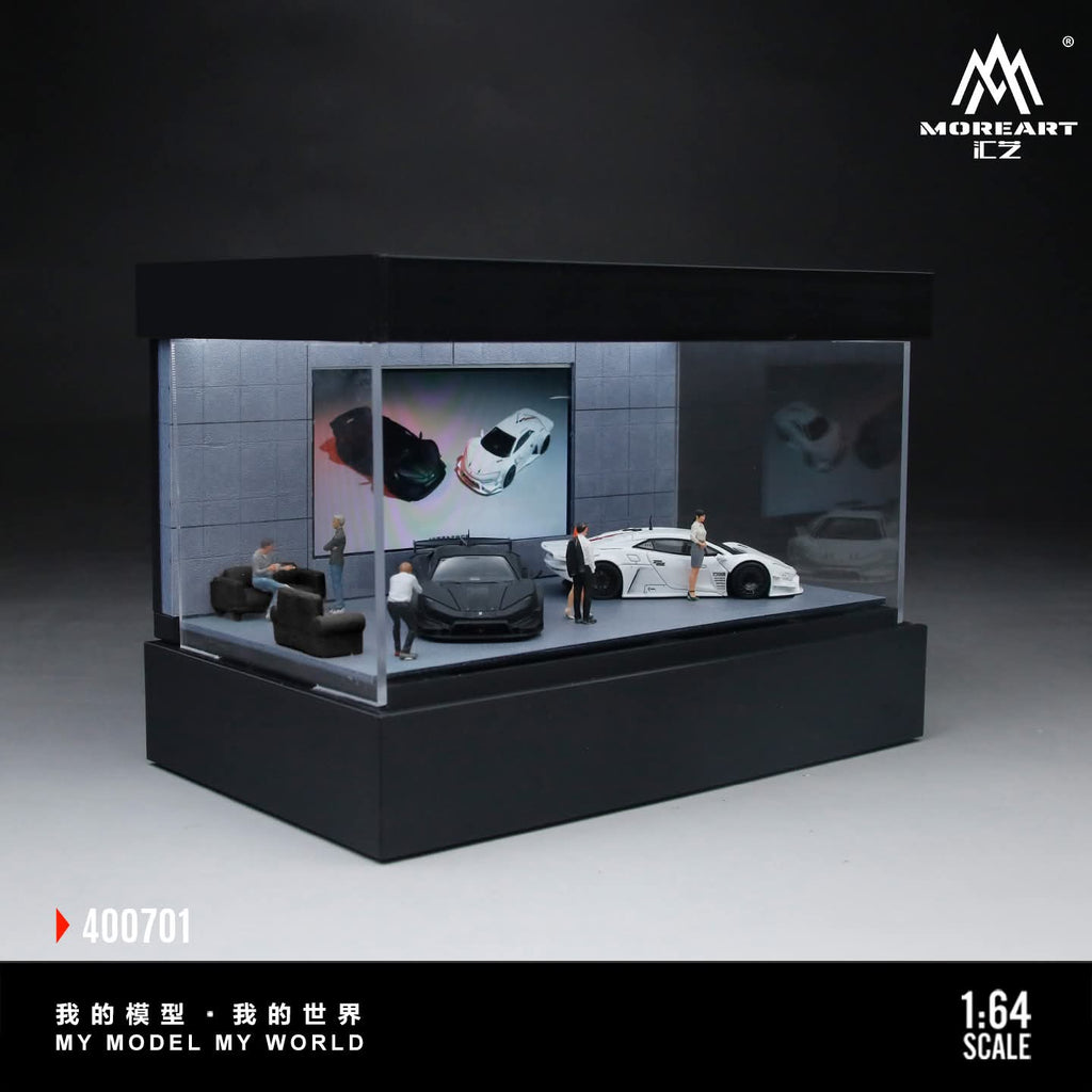 (Coming Soon) MOREART 1:64 Video Playback- Carousel Vehicle Model EXHIBITION HALL - MODEL 01