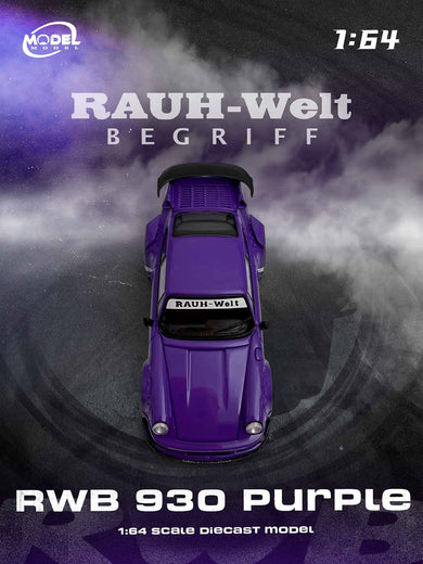 (Coming Soon) MODELMODEL 1:64 Porsche RWB990 - Purple