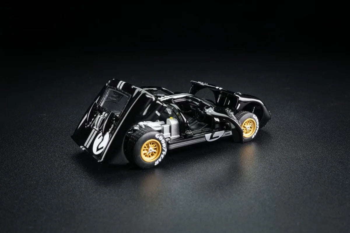 (Coming Soon) FG 1:64 GT40 Mk II #2 B/FG Black
