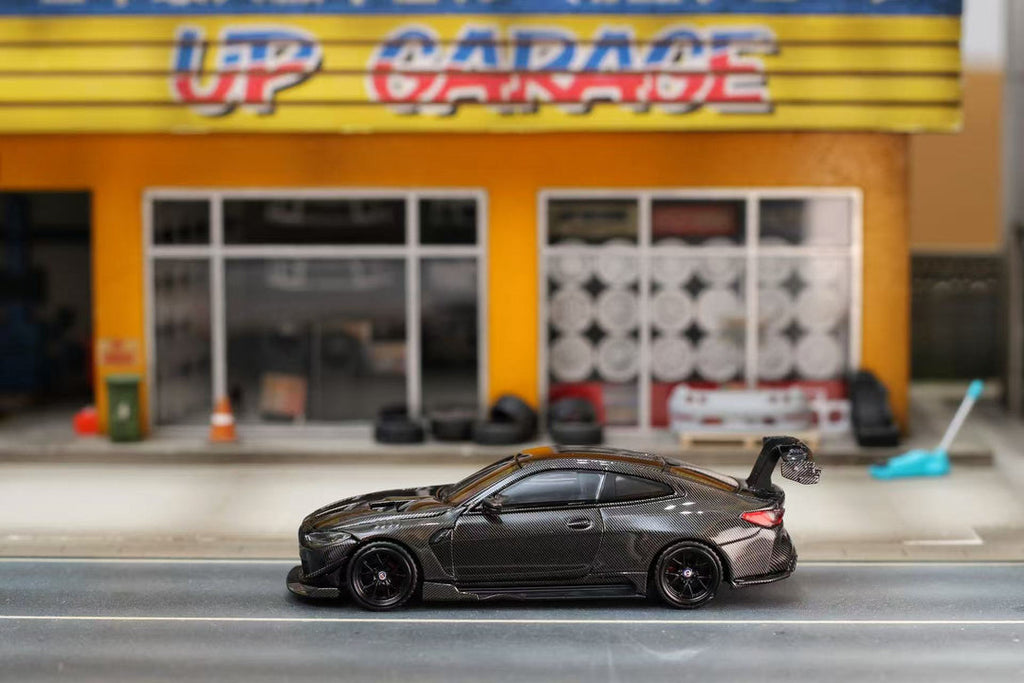 (Coming Soon) STREETWEAPON 1:64 Flossmann Full Widebody Kit BMW G82 M4 Black Full Carbon TMCS Malaysia Exhibition Edition
