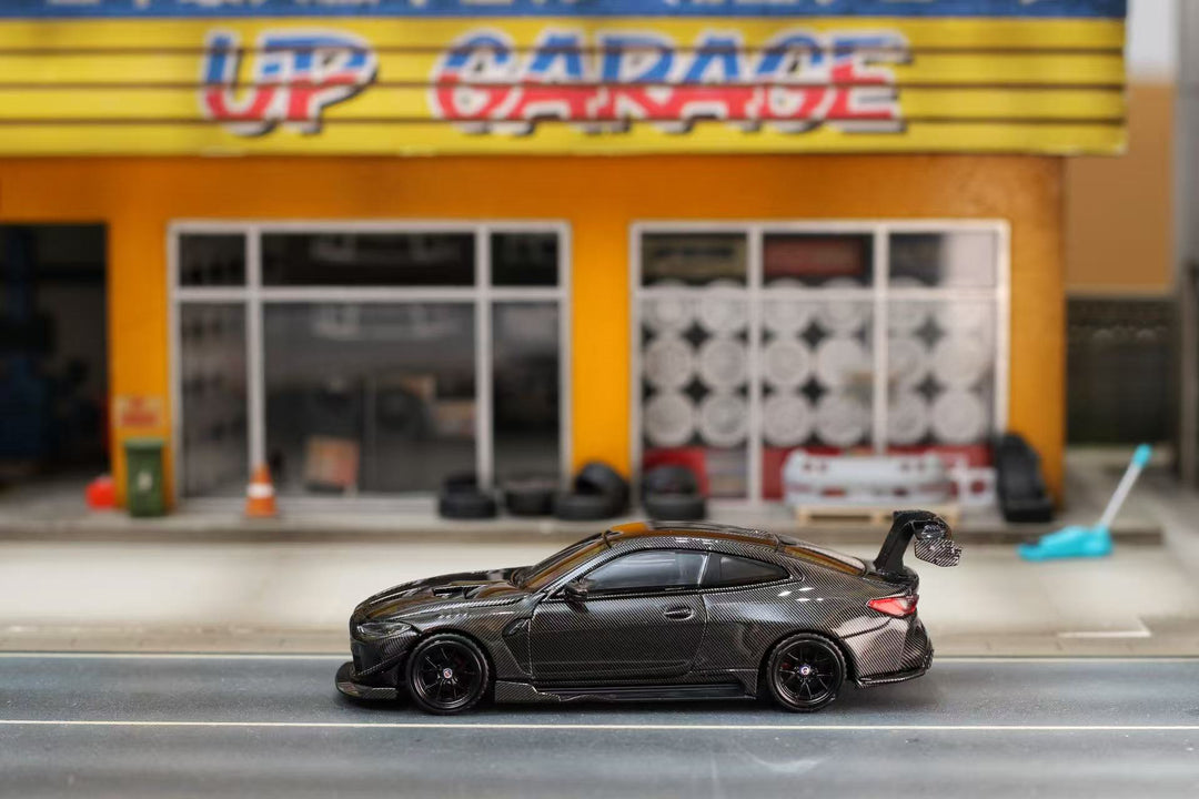(Coming Soon) STREETWEAPON 1:64 Flossmann Full Widebody Kit BMW G82 M4 Black Full Carbon TMCS Malaysia Exhibition Edition