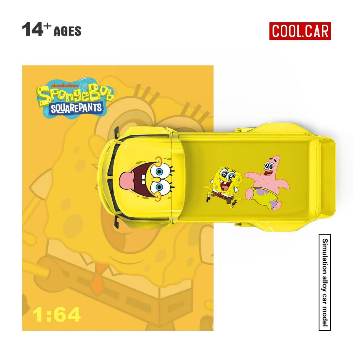 (Coming Soon) COOLCAR 1:64 Volkswagen T1 pickup truck SpongeBob