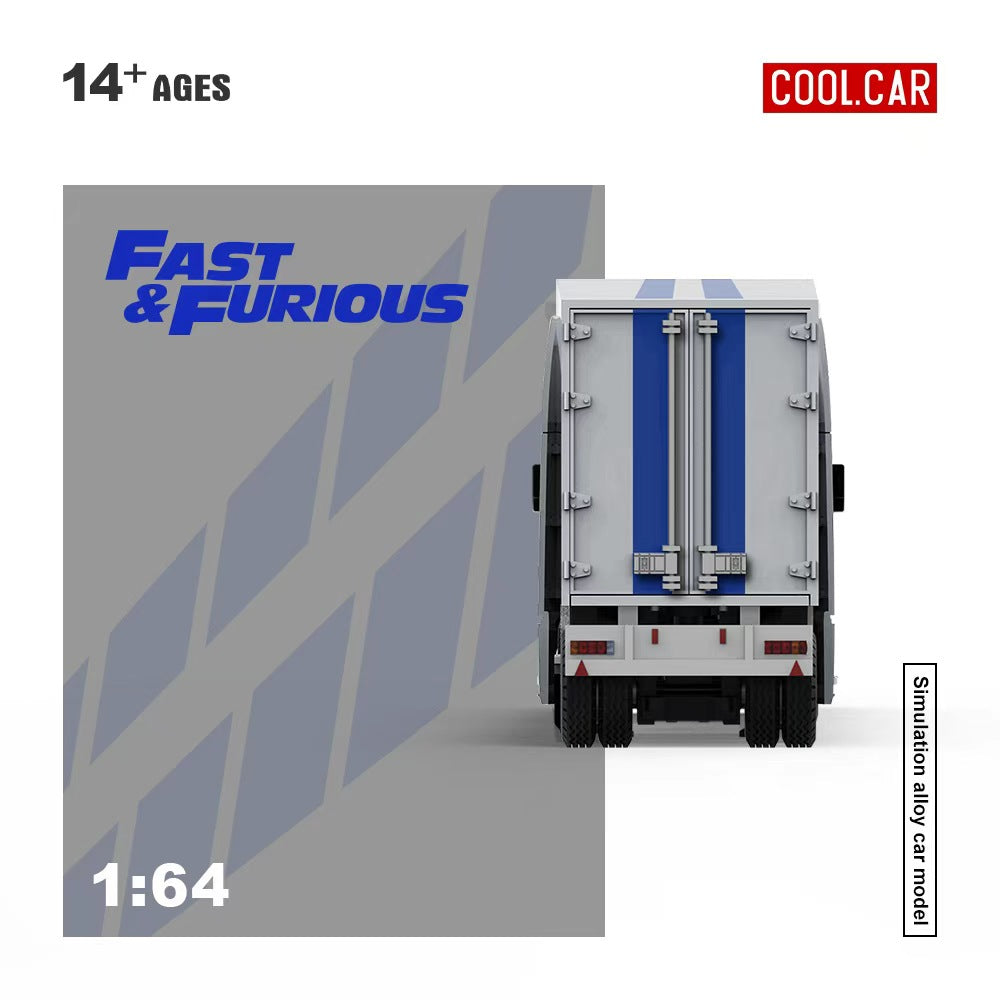 (Coming Soon) COOLCAR 1/64 Freightliner "Fast & Furious" Livery Container Truck