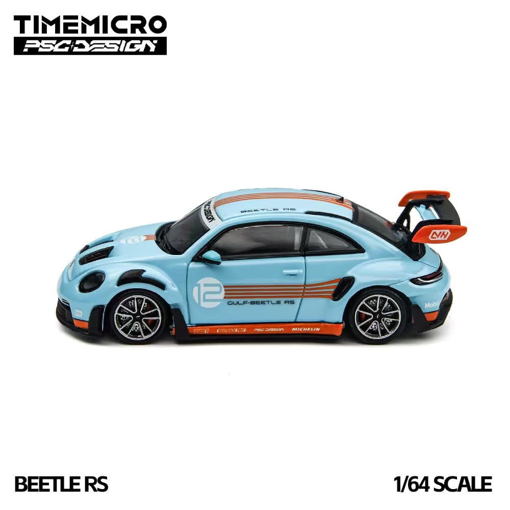 (Coming Soon) TIMEMICRO × PSC DESIGN 1/64 Beetle RS -  Gulf Blue