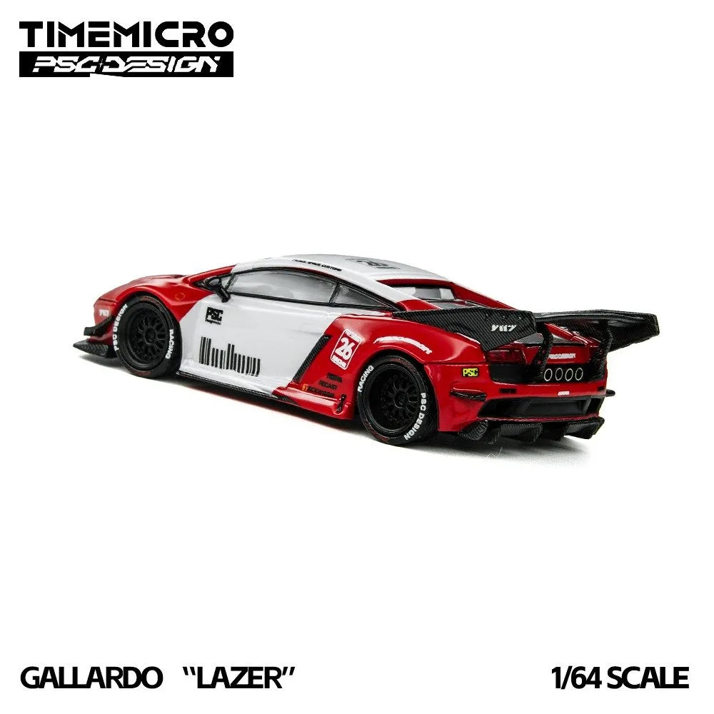 (Coming Soon) TIMEMICRO × PSC DESIGN 1:64 Gallardo "Lazer" - Marlboro Livery