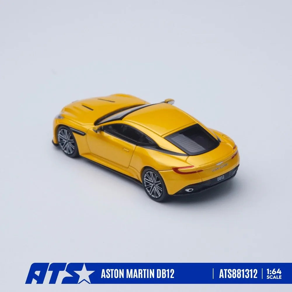 (Coming Soon) ATS 1:64 Aston Martin DB12 Metal Yellow