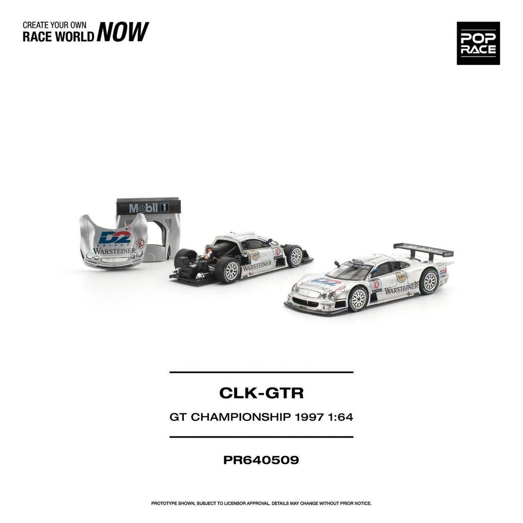 (Coming Soon) POPRACE 1:64 Mercedes-Benz AMG CLK GTR FIA GT Championship 1997