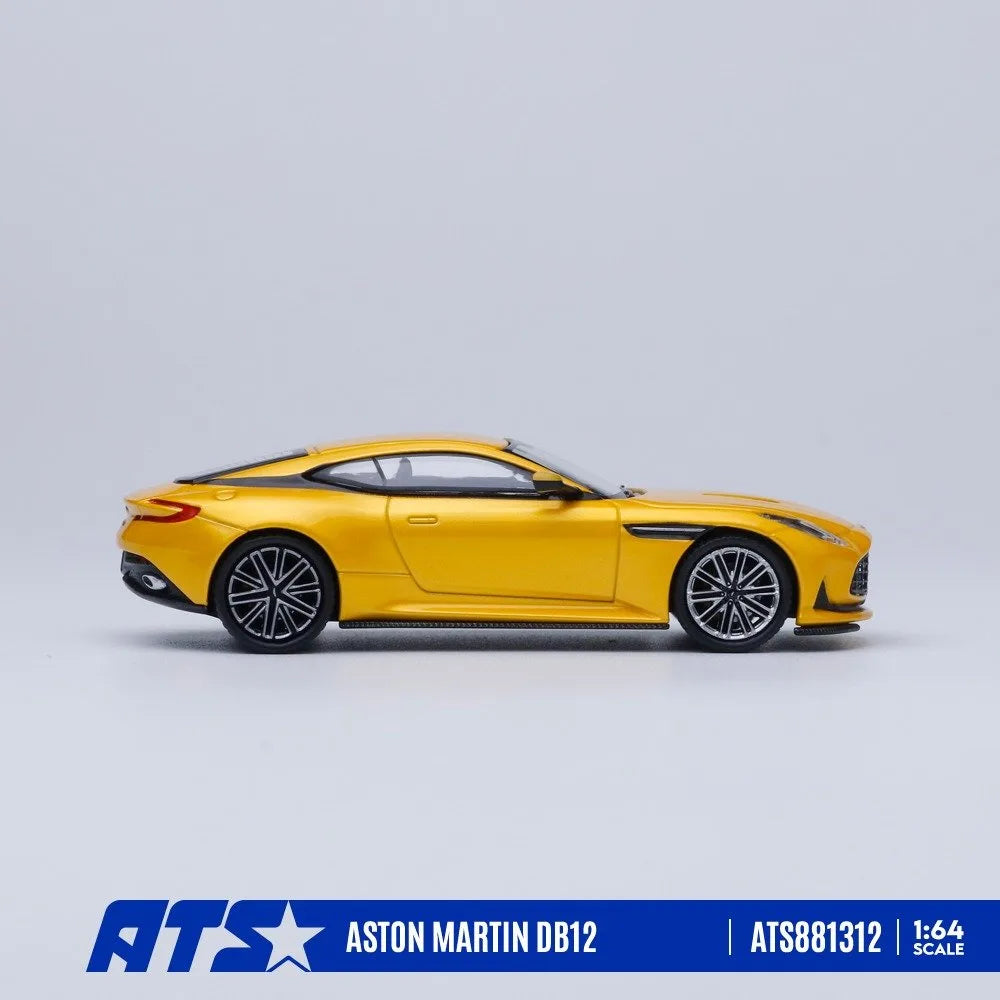 (Coming Soon) ATS 1:64 Aston Martin DB12 Metal Yellow