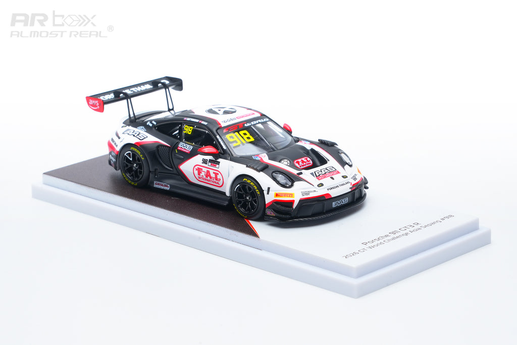(Coming Soon) ALMOSTREAL 1/64 Porsche 911 GT3 R - 2026 GT World Challenge Asia Sepang #918