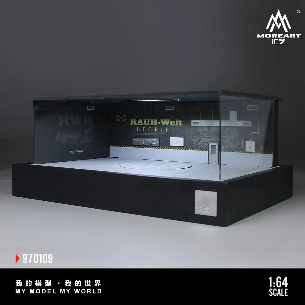 (Coming Soon) MOREART 1:64 RWB TURNTABLE SCENE