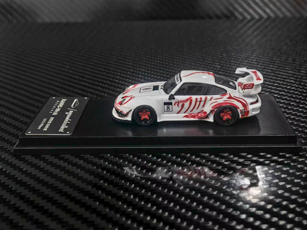 (Coming Soon) MYMODELCOLLECT 1:64 RWB993 High Wing - White, Red