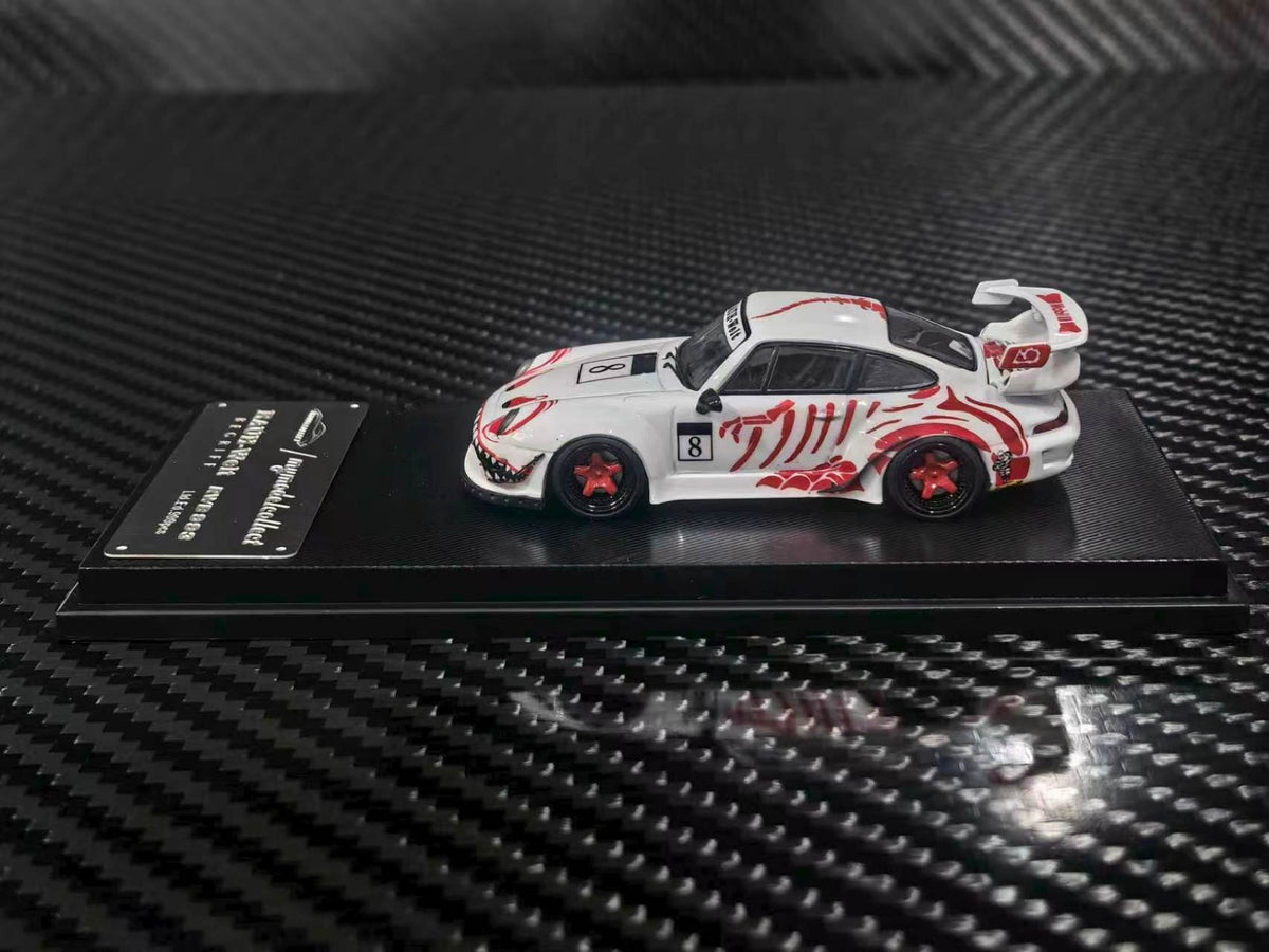 (Coming Soon) MYMODELCOLLECT 1:64 RWB993 High Wing - White, Red