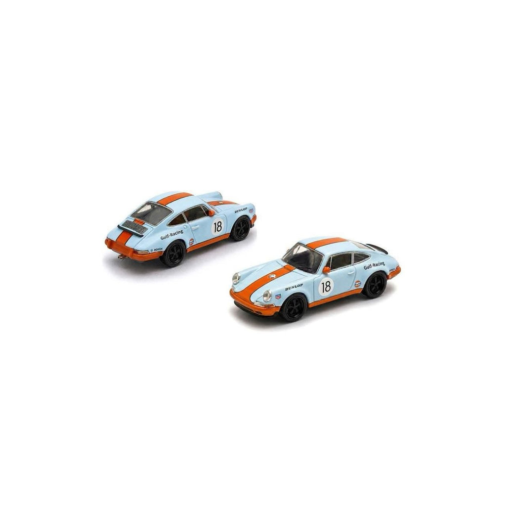(Pre-Order) 12 Pcs (11 Regular & 1 Chase) 1:64 POPRACE Enigma Exclusive "Gulf" Singer Racing **DEADLINE July 7th, 2026**