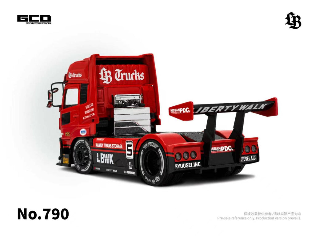 (Coming Soon) GCD 1:64 LBWK UD Quon 2022 Super Silhouette -Red – Special Edition – Red