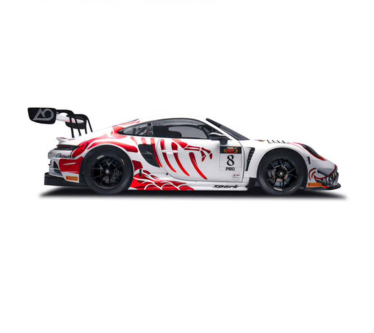 (Coming Soon) SPARK 1:64 Porsche (Bushi) GT3 R No.8 AO Racing Winner Suzuka 1000km 2026 L. Heinrich - A. Picariello - J. Andlauer (With pit board)