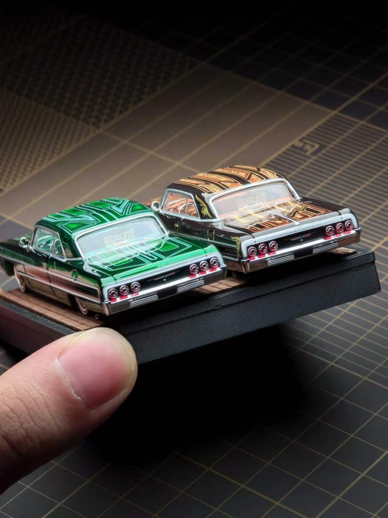 (Pre-Order) 97M 1/64 1964 Chevrolet Impala - Transparent Green ** DEADLINE - July 12th, 2026**