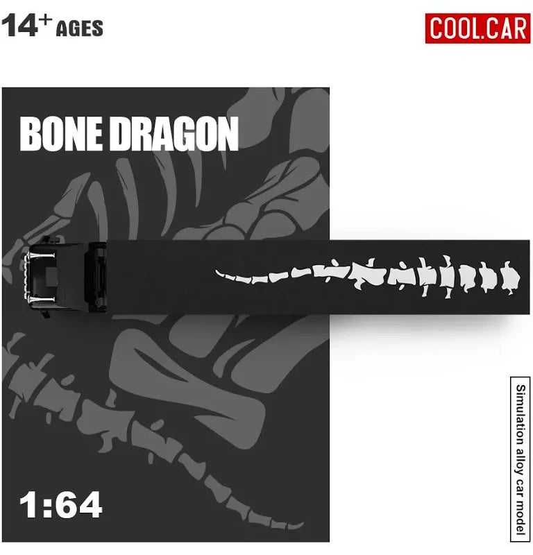 (Coming Soon) COOLCAR 1/64 Bone Dragon Livery Scania Container Truck
