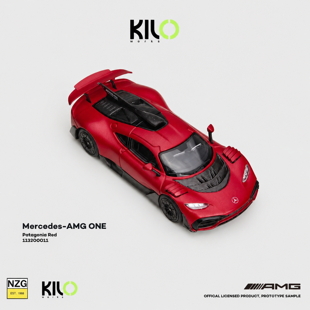 (Coming Soon) KILO WORKS 1/64 Mercedes-AMG ONE Patagonia Red