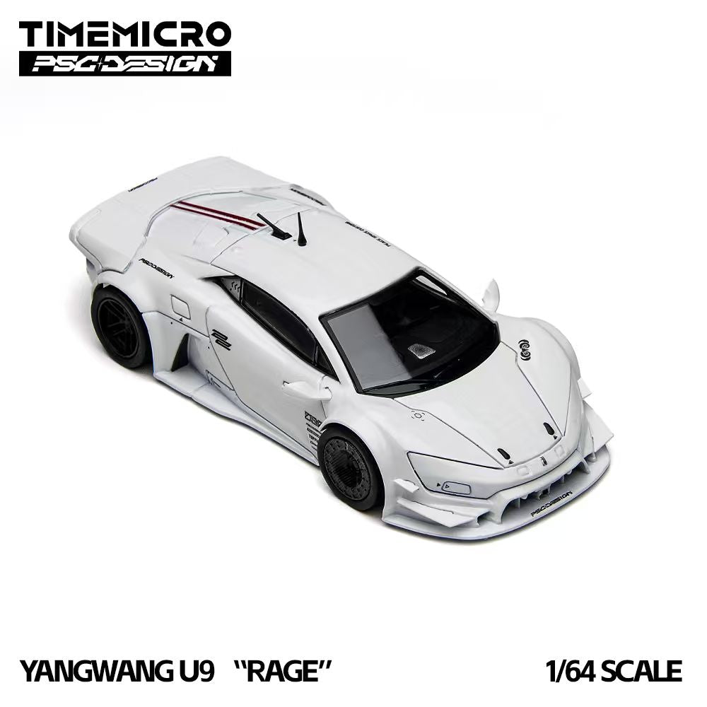 (Coming Soon) TIMEMICRO × PSC DESIGN 1:64 BYD YANGWANG U9 "RAGE" - White