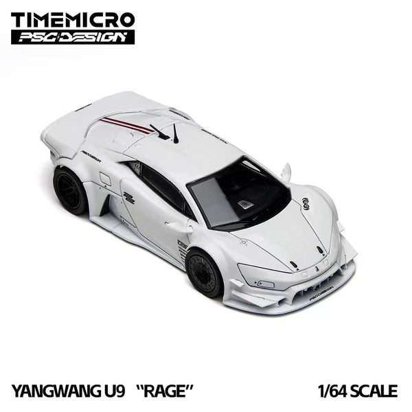 TIMEMICRO × PSC DESIGN 1:64 BYD YANGWANG U9 "RAGE" - White