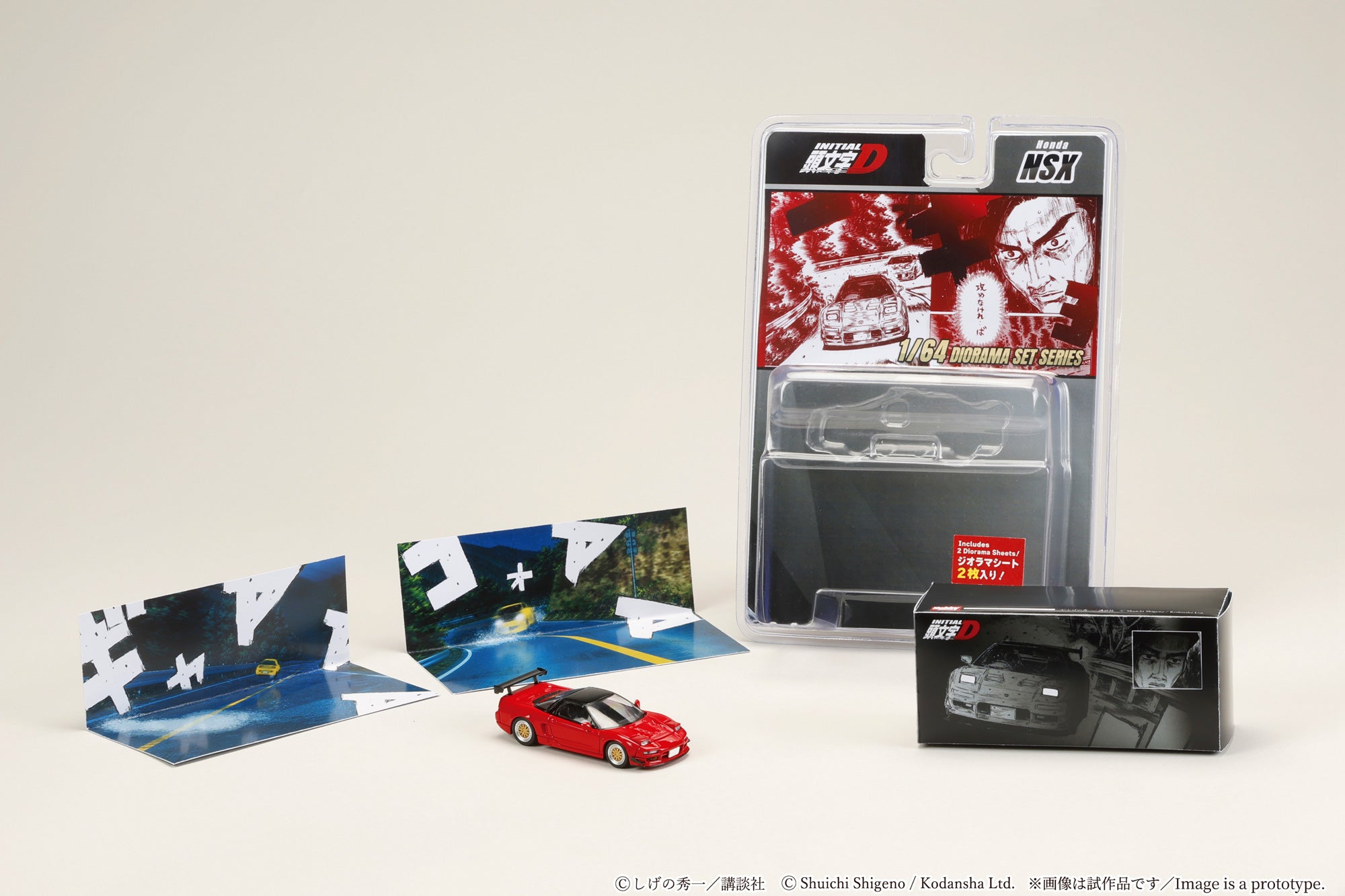 (Coming Soon) HOBBY JAPAN JDM64 1/64 Honda NSX Initial D Go Hojo VS Keisuke Takahashi