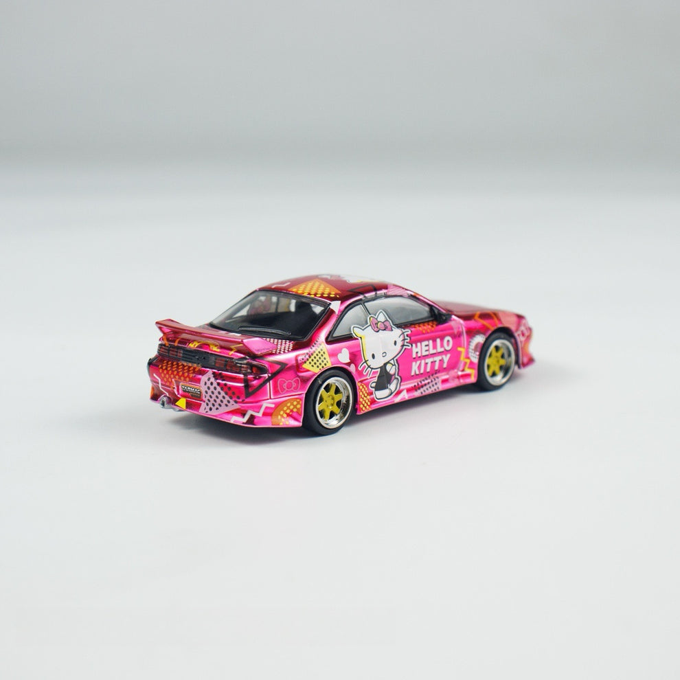 Tarmac Works Vertex Silvia Hello Kitty Pink Chrome APA Expo Exclusive