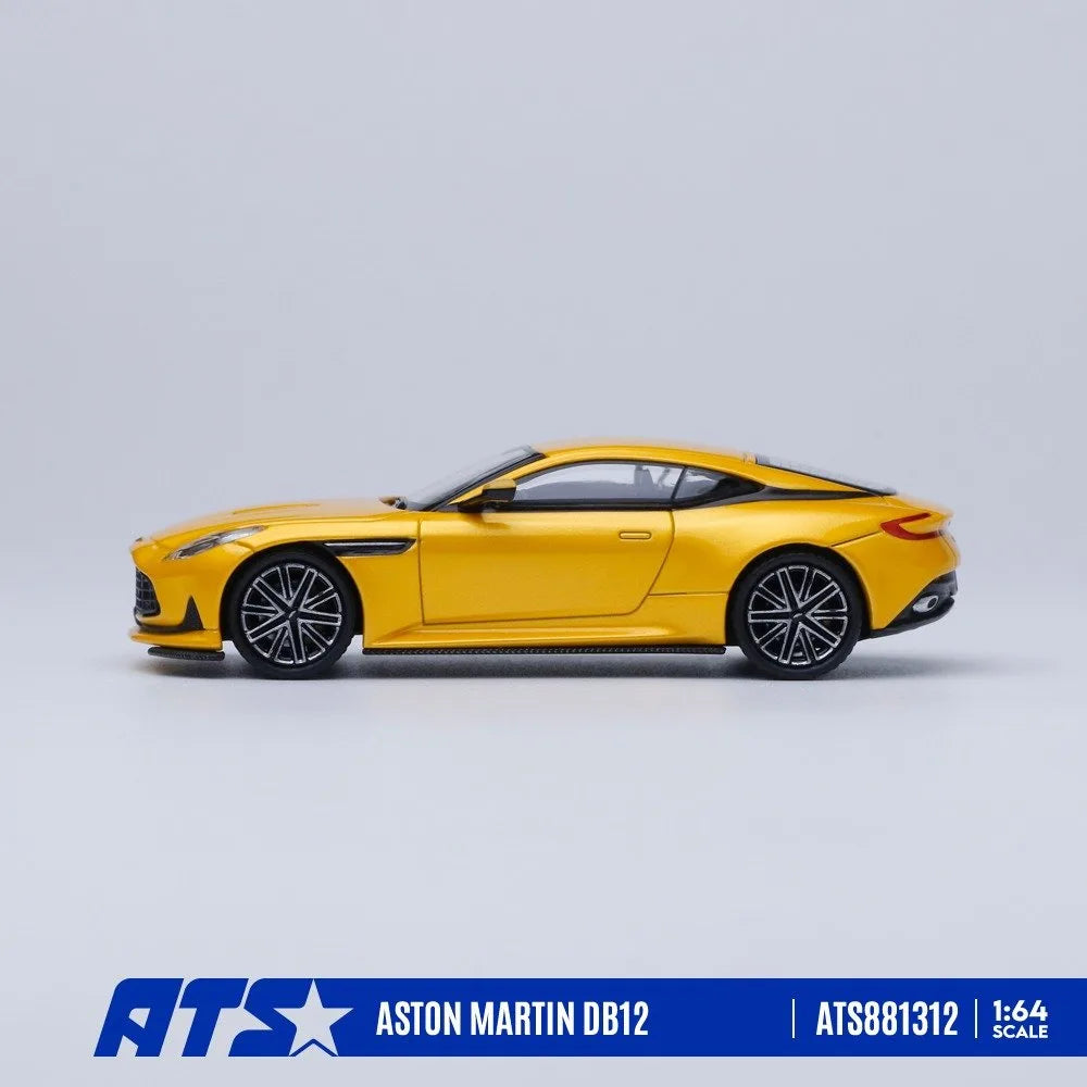 (Coming Soon) ATS 1:64 Aston Martin DB12 Metal Yellow