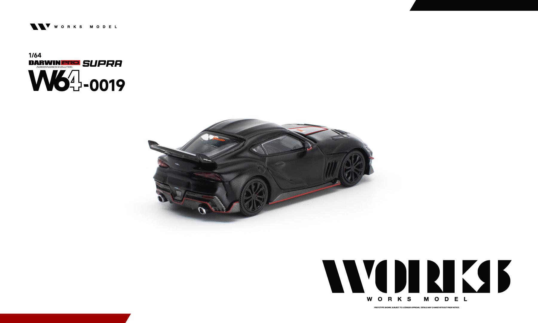 Coming Soon) 1/64 DARWIN PRO SUPRA DARK – Midnight City Diecast L.C.