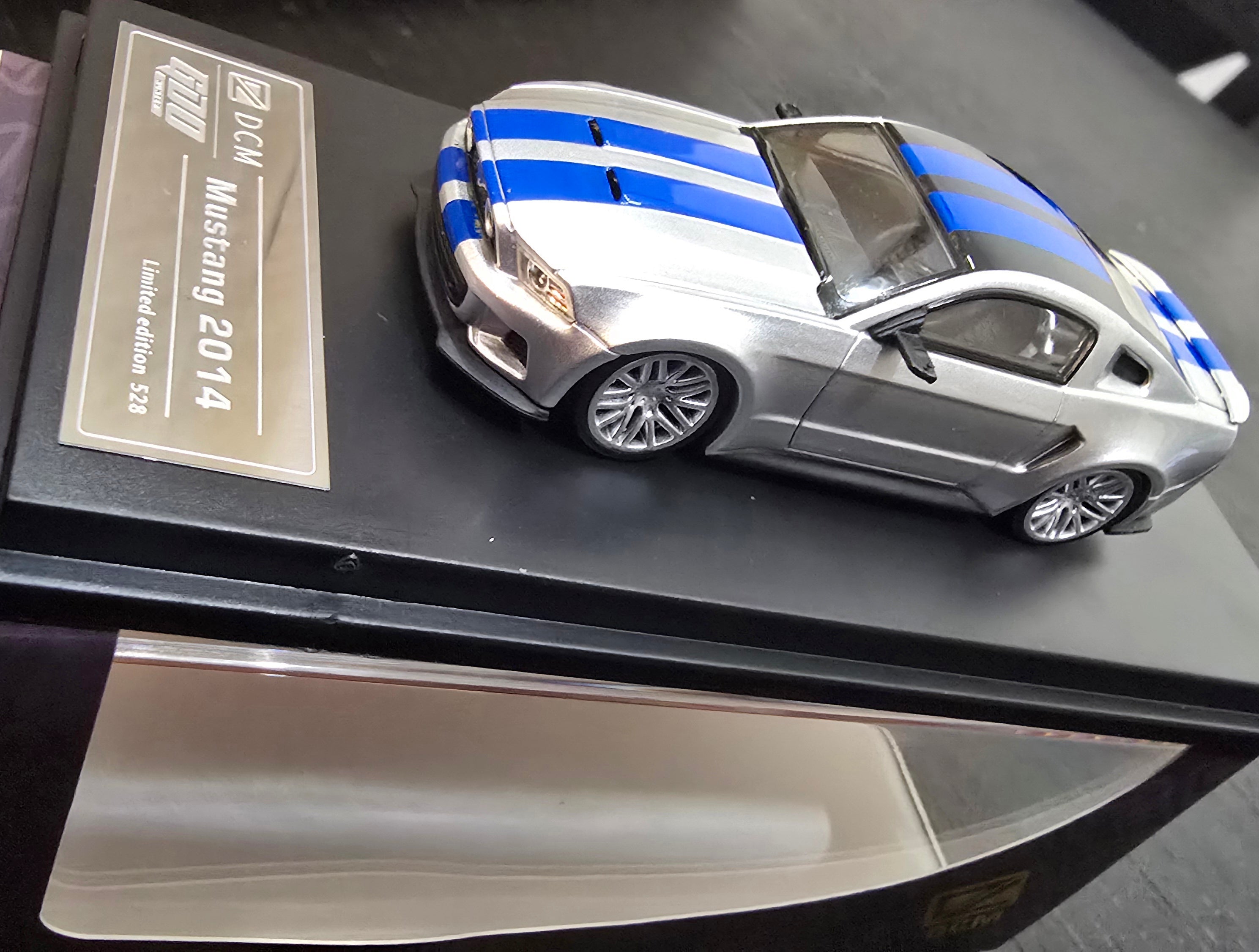 DCM x GDO Hunter GT 2014 "Need for Speed" 1/64 Modified Version Silver Diecast