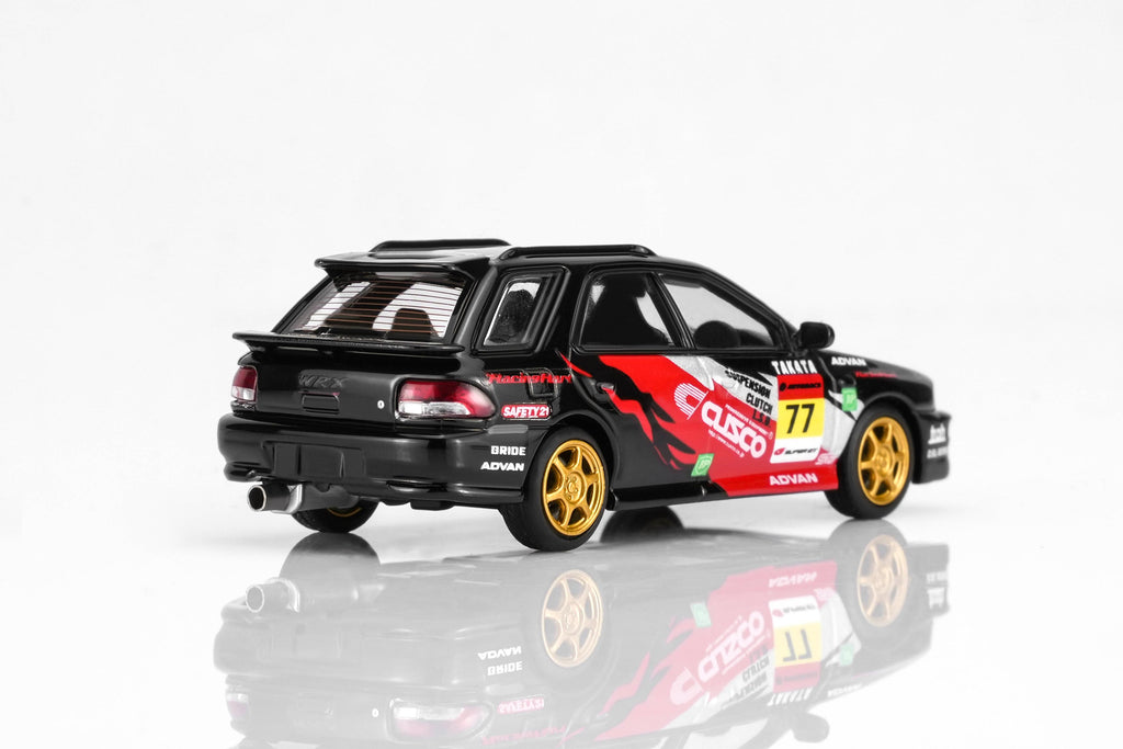(Coming Soon) MOTORHELIX 1/64 Subaru Impreza Wagon WRX STi Verion VI - CUSCO Livery Black