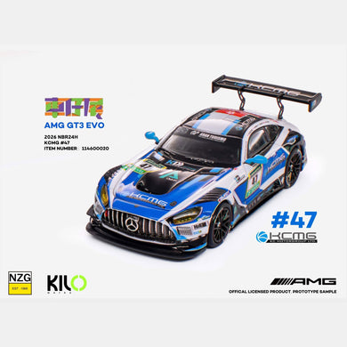 (Coming Soon) KILOWORKS 1/64 AMG GT3 #47 EVO KCMG 2026 Nürburgring 24H Hong Kong Toycar Salon Exclusive