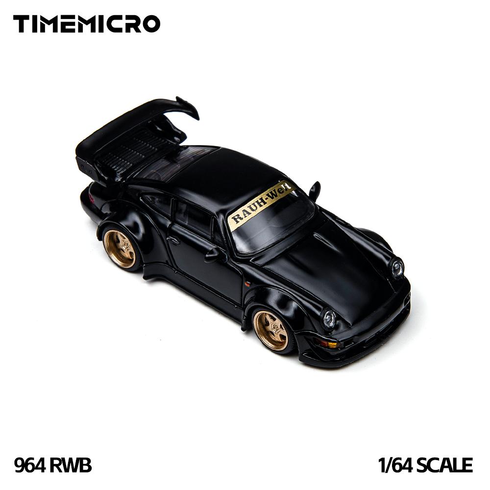 (Coming Soon) TIMEMICRO 1:64 RWB 964 (Black Edition)