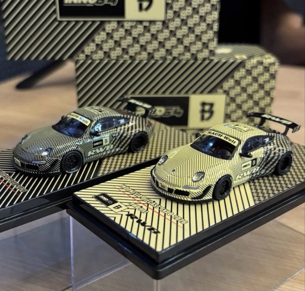 (Coming Soon) INNO64 x Black Crow Customs x The Bakajin Batik 1:64 RWB 997 | Chance of Chase | 2026 Indonesia Diecast Expo (IDE) **LIMITED QUANTITIES**