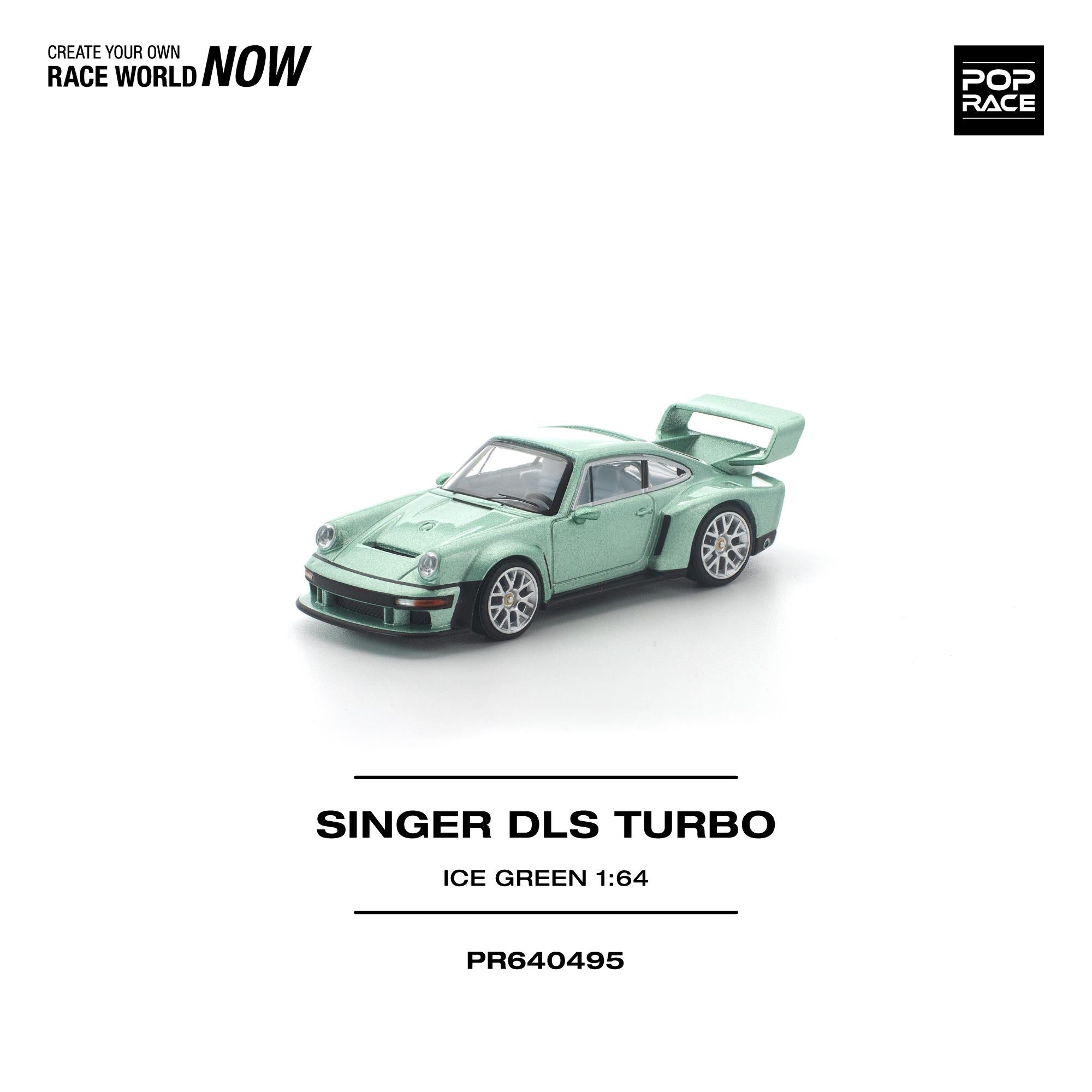 (Coming Soon) POPRACE 1/64 SINGER DLS TURBO ICE GREEN