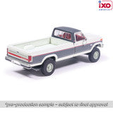 (Coming Soon) IXOAMERICA 1:64 1986 Ford F-150 XLT Lariat Long Bed Styleside 4x2 - Combination Tu-Tone Colonial with and Dark Grey Metallic