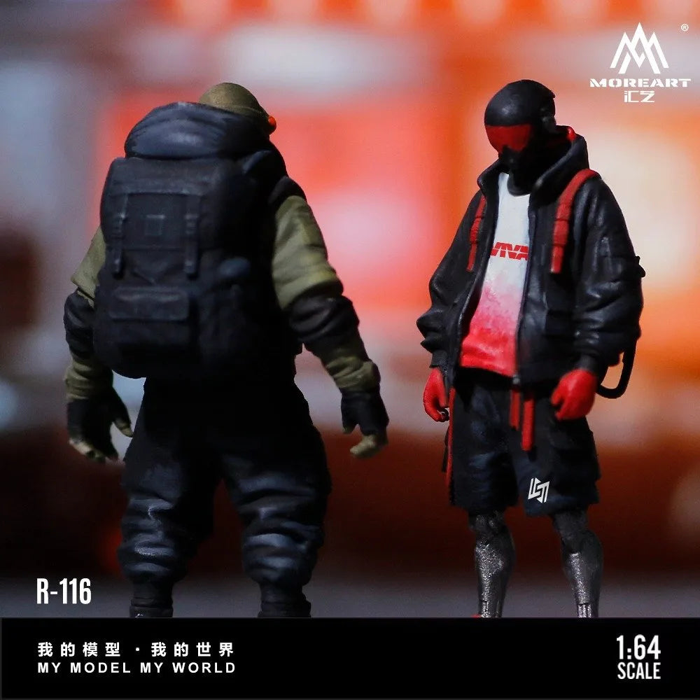 (Coming Soon) MOREART 1:64 Cyberpunk Figure Set C