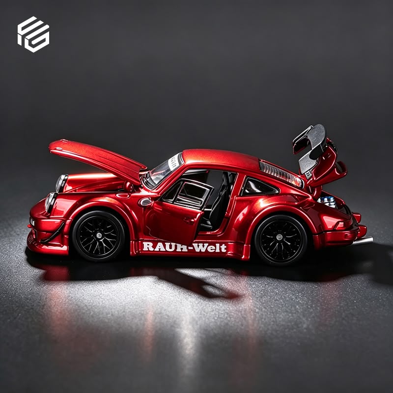 (Pre-Order) FG 1/64 RWB 930 Full Open Diecast Model - Red **Deadline: 18 June 2026**