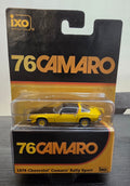IXOAMERICA 1:64 Scale 1976 Chevrolet Camaro Rally Sport - Bright Yellow and Black
