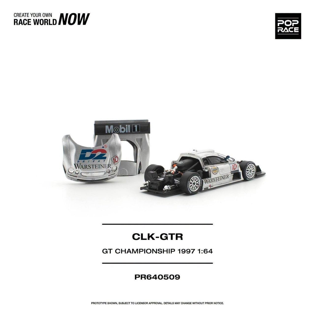 (Coming Soon) POPRACE 1:64 Mercedes-Benz AMG CLK GTR FIA GT Championship 1997