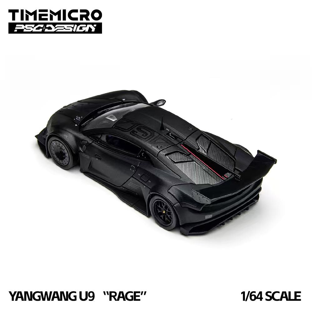 (Coming Soon) TIMEMICRO × PSC DESIGN 1:64 BYD YANGWANG U9 "RAGE" - Black
