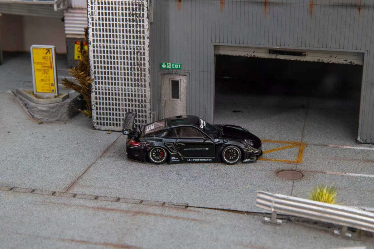 (Coming Soon) STARMODELS 1:64 997 Widebody Modified Version Diecast - Black